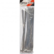 Coliere metalice reglabile din otel 8.0 x 350 mm Y..